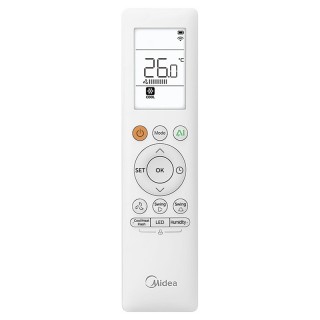 Инверторен стенен климатик с изкуствен интелект Midea Solstice EZB-21RD6-I- Черен