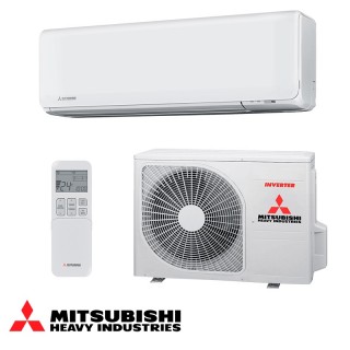 Инверторен климатик Mitsubishi Heavy Industries SRK 25 ZT-WF + SRC 25 ZT-W - бял